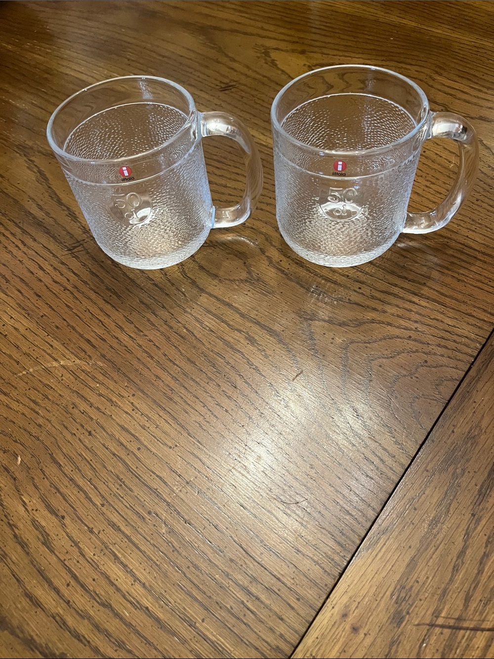 Iittala Krouvi Glass Mugs 50 CL, set of two